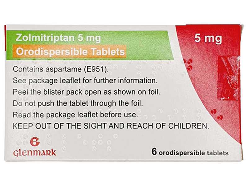 Zolmitriptan orodispersible